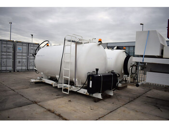 Tankcontainer Tank New Jetting tank complete with hosereel and PTO / Pump: afbeelding 1