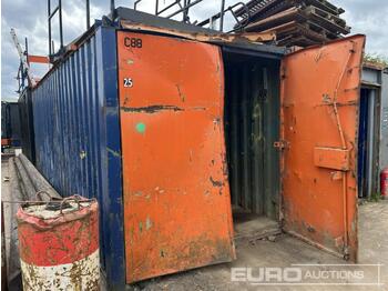  20' x 8' Steel Container (Door Broken) (Sold Offsite - to be collected from Friel Construction Newtack Farm, Walsall Road, Great Wryley, WS6 6AP) - zeecontainer