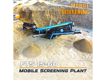 FABO FTS 15-60 MOBILE SCREENING PLANT 150-220 TPH | AVAILABLE IN STOCK - Mobiele breker: afbeelding 1