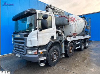 Scania P 380 8x4, Pumi, Schwing 21 mtr, Stetter 7 M3, Manual - Betonmixer: afbeelding 1