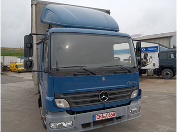 Mercedes-Benz ATEGO 822 4x2L Klima, Luftgef.,AHK,Spoiler,TÜV  - Schuifzeilen bestelwagen: afbeelding 1