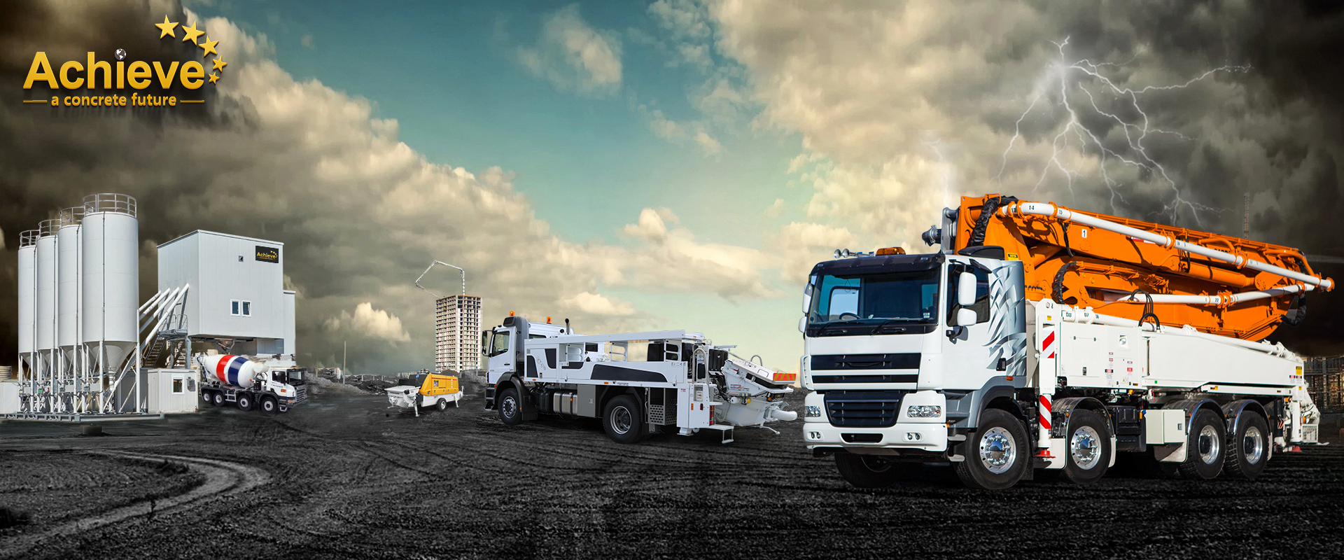 ACHIEVE INNOVATIONS - Bouwmachines - 6x4, 4-as undefined: afbeelding 1