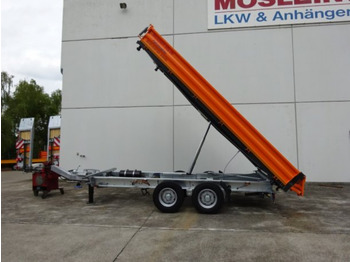 Nieuw Kipper aanhangwagen Möslein TTD11 weiß  neuer Tandem 3- Seitenkipper Tieflader-- Neufahrzeug --: afbeelding 2
