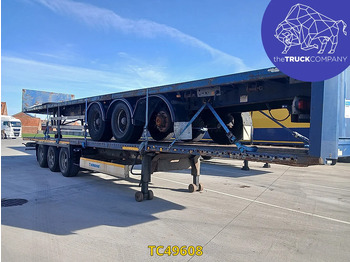 Open bak met boorden oplegger FRUEHAUF