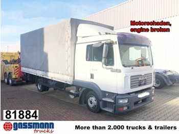 Vrachtwagen met open laadbak MAN TGL 8.210