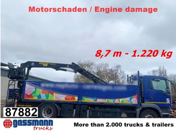 Vrachtwagen met open laadbak MAN TGM 18.290