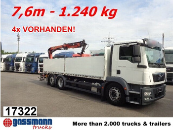 Vrachtwagen met open laadbak MAN TGM 26.340
