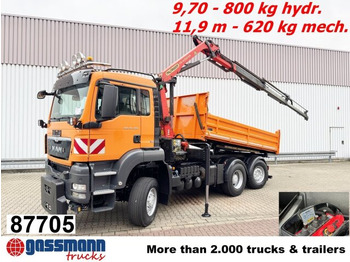 Kipper vrachtwagen MAN TGS