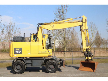 Mobiele graafmachine Komatsu PW160-11 | ENGCON TILTROTATOR | BUCKET | TRAILER HYDR.: afbeelding 4