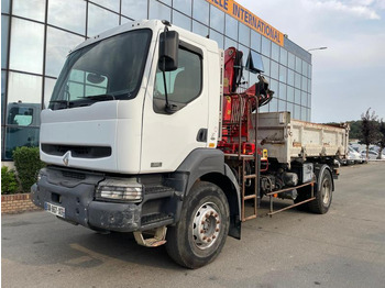 Kipper vrachtwagen RENAULT Kerax 320