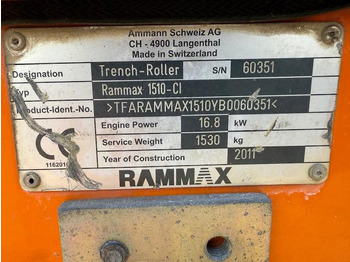 Kleine wals Ammann Rammax 1510-CI: afbeelding 5 Kleine wals Ammann Rammax 1510-CI: afbeelding 5