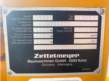 Leasing Zettelmeyer ZL 602  Zettelmeyer ZL 602: afbeelding 5