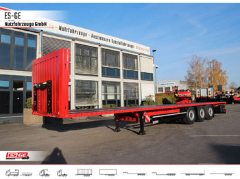 Open bak met boorden oplegger Kögel Multi Chassis. Rungen: afbeelding 2 Open bak met boorden oplegger Kögel Multi Chassis. Rungen: afbeelding 2