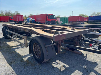 Haakarm/ Portaalarm aanhanger Hüffermann 2-achs Abrollanhänger HAR 18.70 Containeranhänge: afbeelding 2