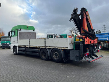Vrachtwagen met open laadbak, Kraanwagen MAN TG-X 26.480 6x2 Pritsche Heckkran Palfinger 2400: afbeelding 3
