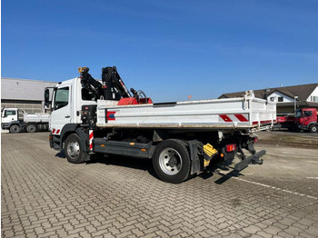 Kipper vrachtwagen, Kraanwagen Mercedes-Benz Atego 1224 K 2-Achs Kipper Kran Hiab +Greiferst.: afbeelding 3