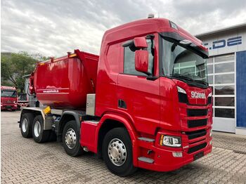 Kipper vrachtwagen Scania R450 B 8x4 HZ Asphaltmulde Kipper MEILLER: afbeelding 1