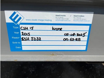 Open bak met boorden oplegger Krone 5x 2015 MEGA P400 HUCKEPACK FLAT: afbeelding 2 Open bak met boorden oplegger Krone 5x 2015 MEGA P400 HUCKEPACK FLAT: afbeelding 2