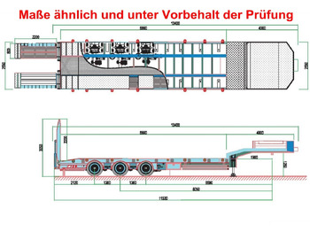 Dieplader oplegger voor het vervoer van zwaar materieel GVN Trailer 329 GVN Trailer 329, Liftachse, Verbr. auf 3m, hydr. Rampen: afbeelding 4 Dieplader oplegger voor het vervoer van zwaar materieel GVN Trailer 329 GVN Trailer 329, Liftachse, Verbr. auf 3m, hydr. Rampen: afbeelding 4