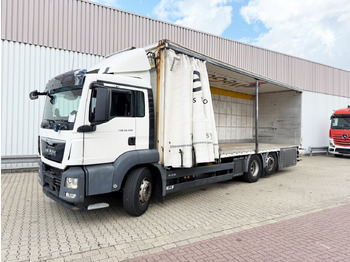 Vrachtwagen met open laadbak MAN TGS 26.400