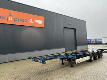 Containertransporter/ Wissellaadbak oplegger Krone 40FT HC, extendable at the rear, BPW, NL-Chassis: afbeelding 1