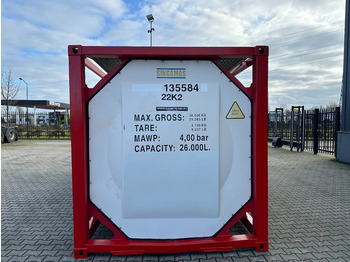 Opslagtank voor het vervoer van brandstoffen SINGAMAS 20FT ISO, 26.000L/1-COMP/3 BAFFELS/3 manholes, ADR inspectio valid till: 07/2025: afbeelding 5