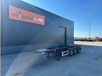 Containertransporter/ Wissellaadbak oplegger VAN HOOL 20'/30'