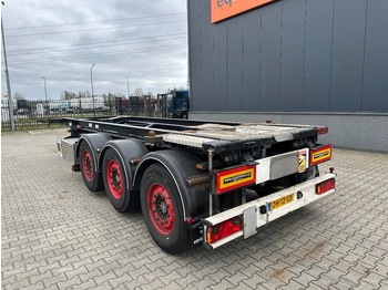 Containertransporter/ Wissellaadbak oplegger Van Hool 20FT Tipping-chassis, ADR (EX/II, EX/III, FL, AT, OX), SAF, 2 liftaxles, APK/ADR: 06-2026: afbeelding 4