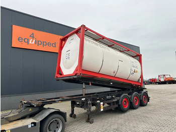 Containertransporter/ Wissellaadbak oplegger VAN HOOL 20'