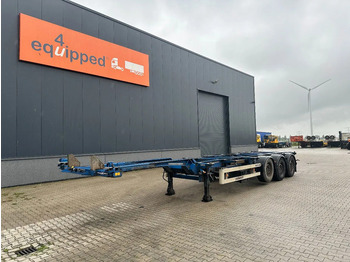 Containertransporter/ Wissellaadbak oplegger VAN HOOL 40'