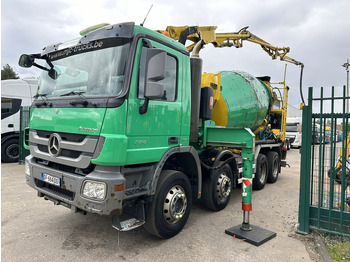 Betonmixer Mercedes-Benz ACTROS 3241 8x4 PUMI PM M 21-3 (21m) Putzmeister - *238.000km* / 1586H - EPS - BLADVERING / NAAFREDUCTIE: afbeelding 4