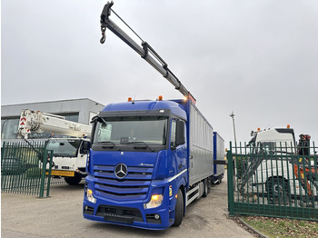 Kraanwagen Mercedes-Benz Actros 2645 6x2 105m³ JUMBO + RETARDER + CRANE PALFINGER PK 19.001 SLD (4x) + RADIO - *FULL AIR* - FRIGO - EURO 6 - SAF AXLES - BELGIAN TRUCK: afbeelding 3