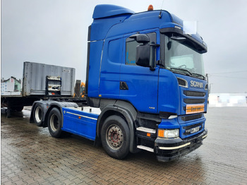 Vrachtwagen met open laadbak SCANIA R 520