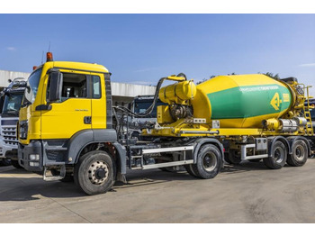 Betonmixer oplegger DE BUF BETON MIXER/MALAXEUR/MISCHER 10 M3 /GESTUURD/GELENKT/STEERING/DIR.: afbeelding 2