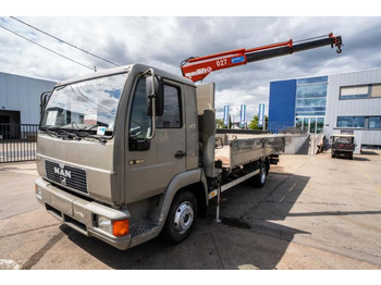 Vrachtwagen met open laadbak MAN 8.163