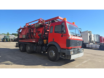 Vacuümwagen Mercedes-Benz SK 2435 (15.000 L / V8 AVEC 2X TURBO / BOITE MANUELLE / TRES BONNE ETAT / GRAND PONT): afbeelding 3