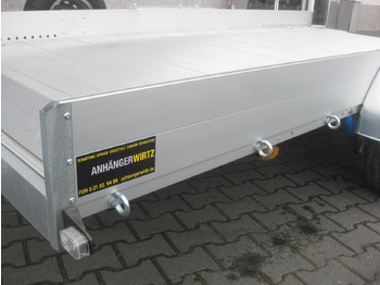 Autotransport aanhangwagen Anssems Transporter AMT 2500 407x180x18cm Aluboden Alurampen Seilwinde 2500kg online: afbeelding 4