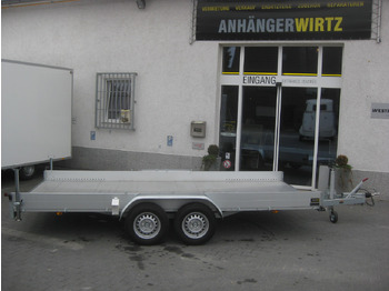Autotransport aanhangwagen Anssems Transporter AMT 2500 407x180x18cm Aluboden Alurampen Seilwinde 2500kg online: afbeelding 3