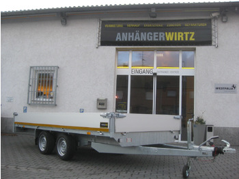 Open/ Plateau aanhangwagen Hochlader 406x180x30cm Lfh:63cm 13" niedrig Fahrwerk (XL) 2700kg order Aktion: afbeelding 3