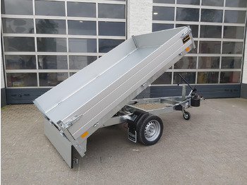 Kipper aanhangwagen Saris Kipper K1 256 150 1500 1 256x150x30cm silver Handpumpe 13" 1500kg Online Januar Aktion: afbeelding 2