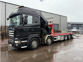 Vrachtwagen met open laadbak SCANIA R 520