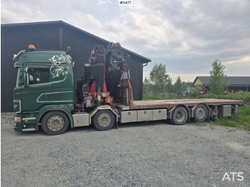 Kraanwagen Scania Crane Truck Fassi F950XP and Trailer: afbeelding 3