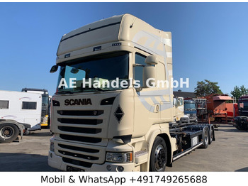 Containertransporter/ Wissellaadbak vrachtwagen SCANIA R 450