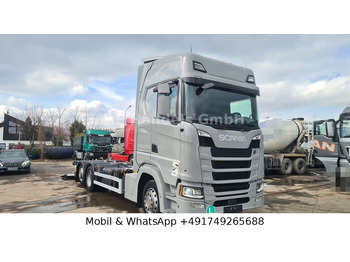 Containertransporter/ Wissellaadbak vrachtwagen SCANIA S 450