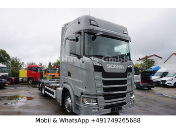 Containertransporter/ Wissellaadbak vrachtwagen SCANIA S 450