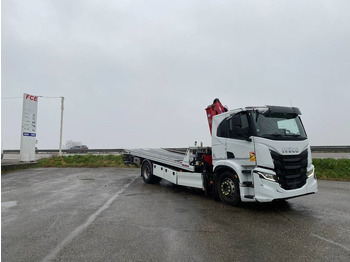 Autovrachtwagen vrachtwagen Iveco S WAY480 /FIAULT PF60 +GRUE HMF endommagée: afbeelding 4