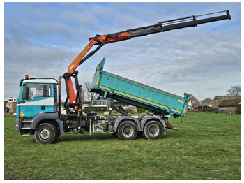 Kipper vrachtwagen MAN TGA 33.360 TIPPER 3 SIDE CRANE PALFINGER 16502 *REMOTE CONTROL: afbeelding 3 Kipper vrachtwagen MAN TGA 33.360 TIPPER 3 SIDE CRANE PALFINGER 16502 *REMOTE CONTROL: afbeelding 3