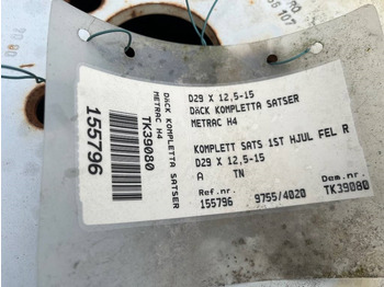 Complete wiel 29X12.50-15 Hjul / Wheels Metrac: afbeelding 4