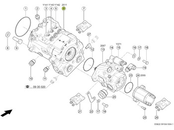 Hydraulische pomp JAGUAR