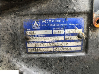 As en onderdelen FENDT